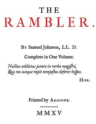The Rambler Paperback Createspace Independent Publishing Platform