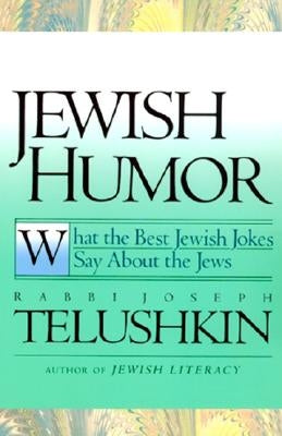 Cover of Jewish Humor book by William Morrow & Company featuring humorous illustrations and bold title on a white background.