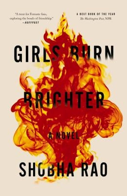 Girls Burn Brighter book cover by Flatiron Books, featuring vibrant artwork and bold typography on the front cover.