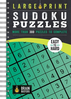Large Print Sudoku Puzzles Green: Over 200 Puzzles to Complete Paperback Parragon