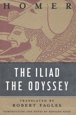 Paperback boxed set of Penguin Classics The Iliad and The Odyssey by Penguin Group, featuring detailed cover art and elegant packaging.