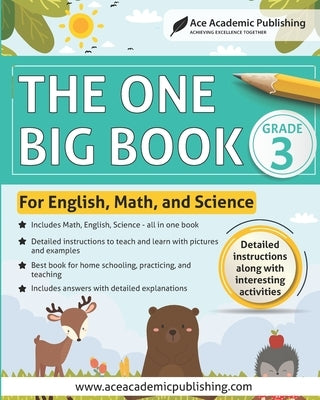 The One Big Book - Grade 3: For English, Math and Science Paperback Ace Academic Publishing
