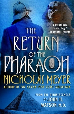 Paperback of The Return of the Pharaoh by Minotaur Books, featuring a cover with Egyptian motifs and ancient artifacts.