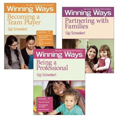 Paperback book titled "Being a Professional, Partnering with Families, and Becoming a Team Player" by Redleaf Press, showing the cover.