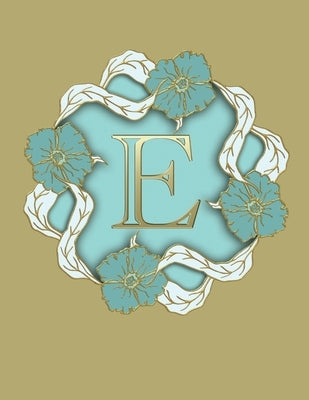 E: 100 Pages 8.5 X 11 Monogram Notebook College Ruled Line Paper Paperback Rwg Publishing
