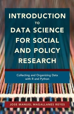 Paperback book titled "Introduction to Data Science for Social and Policy Research" by Cambridge University Press, featuring the cover design.