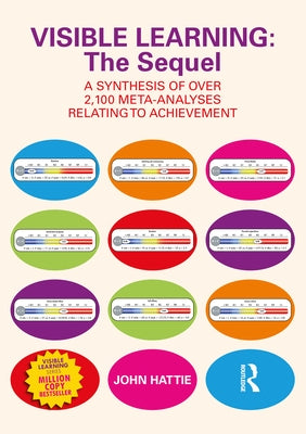 Paperback of "Visible Learning: The Sequel" by Routledge, featuring the book cover with title and author details.