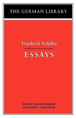 Essays: Friedrich Schiller Paperback Continnuum-3PL