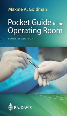 Paperback "Pocket Guide to the Operating Room" by F. A. Davis Company, showing a compact medical reference book with surgical tips.