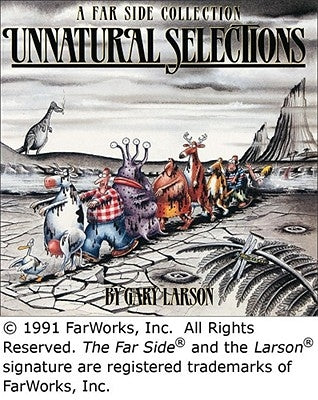 Cover image of "Unnatural Selections, 16" book by Andrews McMeel Publishing featuring colorful, abstract artwork on the front.