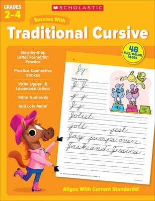 Scholastic Success with Traditional Cursive Grades 2-4 Paperback Scholastic Teaching Resources