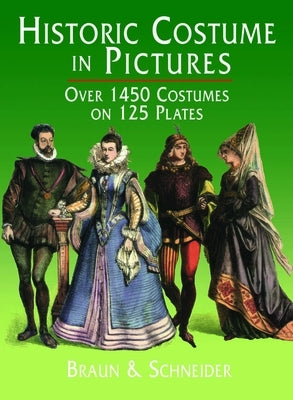Historic Costume in Pictures Paperback Dover Publications