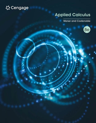 Applied Calculus paperback textbook by Cengage Learning, featuring a cover with mathematical graphs and equations.