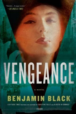 Paperback of Vengeance by Picador USA, featuring a close-up of the book cover with bold title text.
