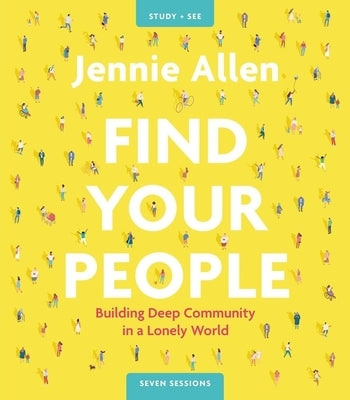 Paperback Find Your People Study Guide by HarperChristian Resources with streaming video for building deep community in a lonely world.