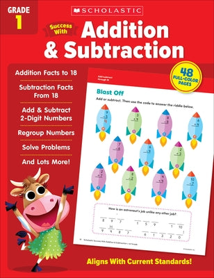 Scholastic Success with Addition & Subtraction Grade 1 Paperback Scholastic Teaching Resources