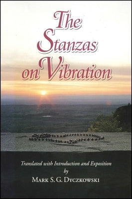 Paperback copy of "The Stanzas on Vibration" by State University of New York Press, featuring the book's front cover with title and design.