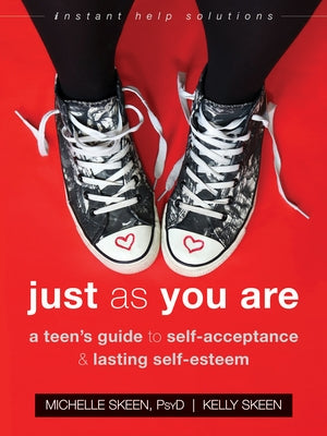 Paperback of "Just as You Are," a teen's self-acceptance book by Instant Help Publications, featuring a colorful cover with empowering design.