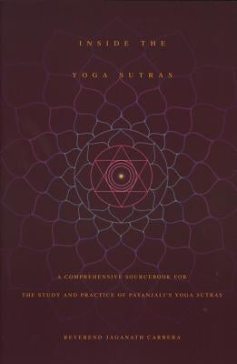 Inside the Yoga Sutras paperback book by Integral Yoga Publications, featuring the cover with text and design elements.