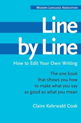 Line by Line: How to Edit Your Own Writing Collins Reference