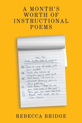 A Months Worth of Instructional Poems Paperback V Press LC