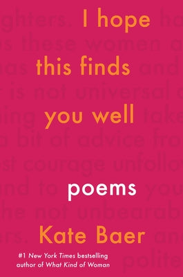 I Hope This Finds You Well: Poems Paperback Harper Perennial