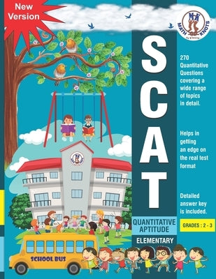 SCAT Quantitative Aptitude - Grades 2 - 3 Paperback Math-Knots LLC