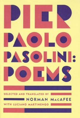 Pier Paolo Pasolini Poems Paperback Farrar, Strauss & Giroux-3pl