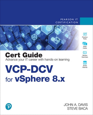 Vcp-DCV for Vsphere 8.X Cert Guide Paperback Pearson It Certification