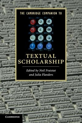 Paperback of The Cambridge Companion to Textual Scholarship with a blue cover and printed text on the front.