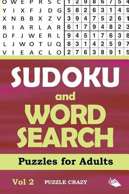 Sudoku and Word Search Puzzles for Adults Vol 2 Paperback Puzzle Crazy