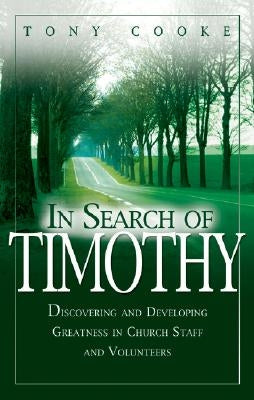 Paperback book titled "In Search of Timothy" by Faith Library Publications, featuring a cover with a church-themed design.