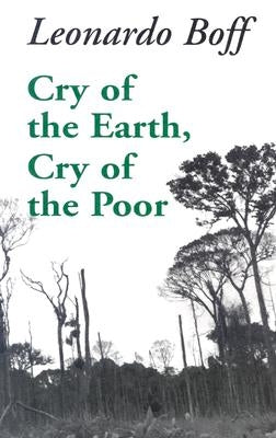 Paperback copy of Cry of the Earth, Cry of the Poor by Orbis Books, featuring a cover image with earth and community themes.