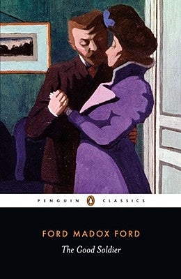 Paperback of "The Good Soldier" by Penguin Group, showing the book cover with title and author details.