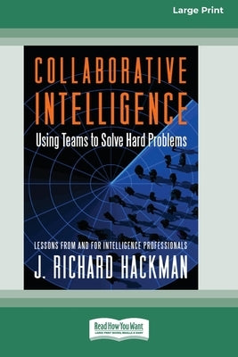 Paperback of Collaborative Intelligence by ReadHowYouWant, large print edition, showing the book cover with title and author.