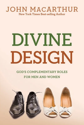 Paperback book titled "Divine Design" by David C Cook, featuring a cover with a spiritual and illustrative design about God's roles for men and women.