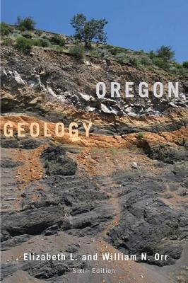 Oregon Geology book by Oregon State University Press, showing a detailed geological map of Oregon with colorful rock formations