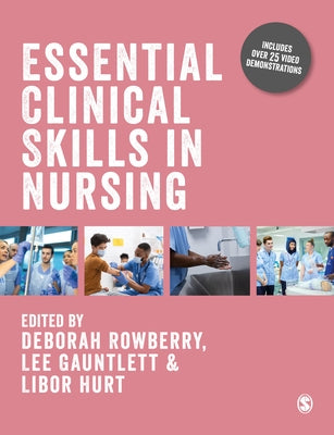 Paperback of Essential Clinical Skills in Nursing by Sage Publications Ltd, showing the book cover with title and author information.