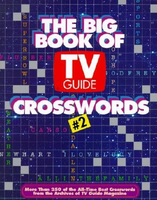 Paperback edition of The Big Book of TV Guide Crosswords #2 by Collins Reference, featuring a colorful crossword puzzle cover.