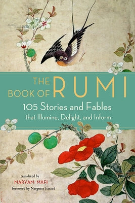 Paperback of The Book of Rumi featuring a colorful cover with Rumi's name and decorative design, published by Hampton Roads Publishing.