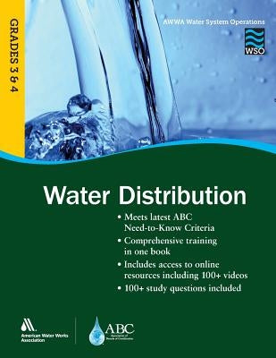 WSO Water Distribution, Grades 3 & 4 Paperback American Water Works Association