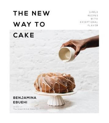 Paperback cookbook titled "The New Way to Cake" with colorful cake photos and recipe pages, published by Page Street Publishing.