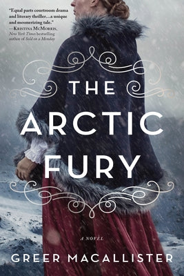 Paperback of "The Arctic Fury" by Sourcebooks Landmark, showing the book cover with icy Arctic imagery.