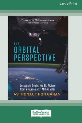 Paperback of The Orbital Perspective book by ReadHowYouWant, featuring the cover design with a space-themed illustration.