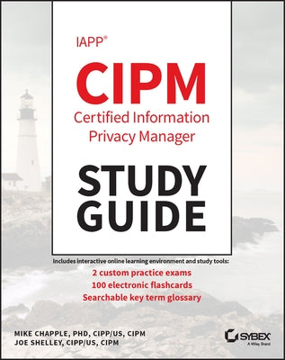Iapp Cipm Certified Information Privacy Manager Study Guide Paperback Sybex