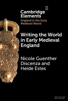 Paperback of "Writing the World in Early Medieval England" by Cambridge University Press, showing the book cover with historical illustrations.