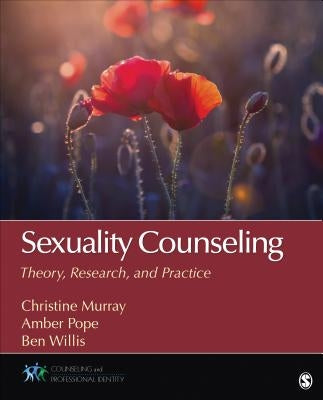Paperback book titled "Sexuality Counseling: Theory, Research, and Practice" by Sage Publications, Inc, featuring a cover with academic design.