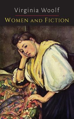 Paperback of Women and Fiction by Martino Fine Books, featuring a close-up of the book cover with text and design elements.