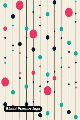 Blood Pressure Log: geometric pattern background from lines and circle cover Paperback Independently Published