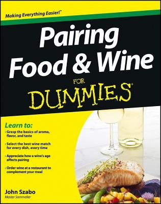 Pairing Food & Wine For Dummie Paperback For Dummies